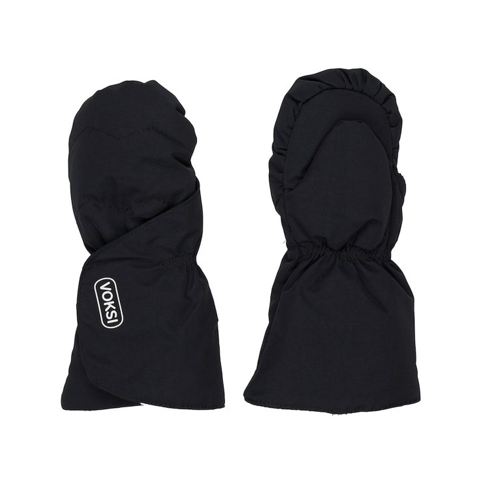 Voksi dětské rukavice black / light grey 1-2r