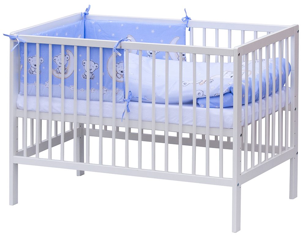 Scarlett Postýlka 120x60cm s kompletní výbavou Toro modrá