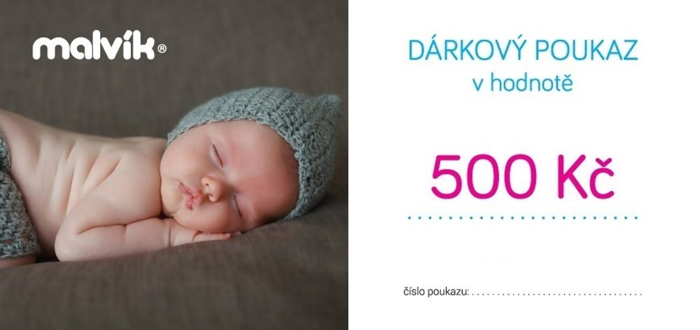 Elektronický Dárkový poukaz 500 Kč