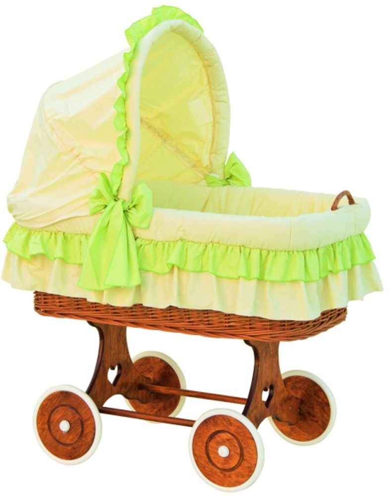 Scarlett Boudička k proutěnému koši Martin- zelená