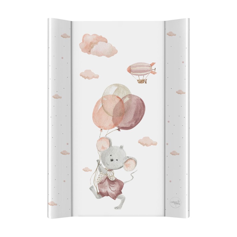 CEBA Podložka přebalovací 2-hranná s pevnou deskou (50x70) Basic Balloons - CEBA Podložka přebalovací 2-hranná s pevnou deskou (50x70) Basic Mouse