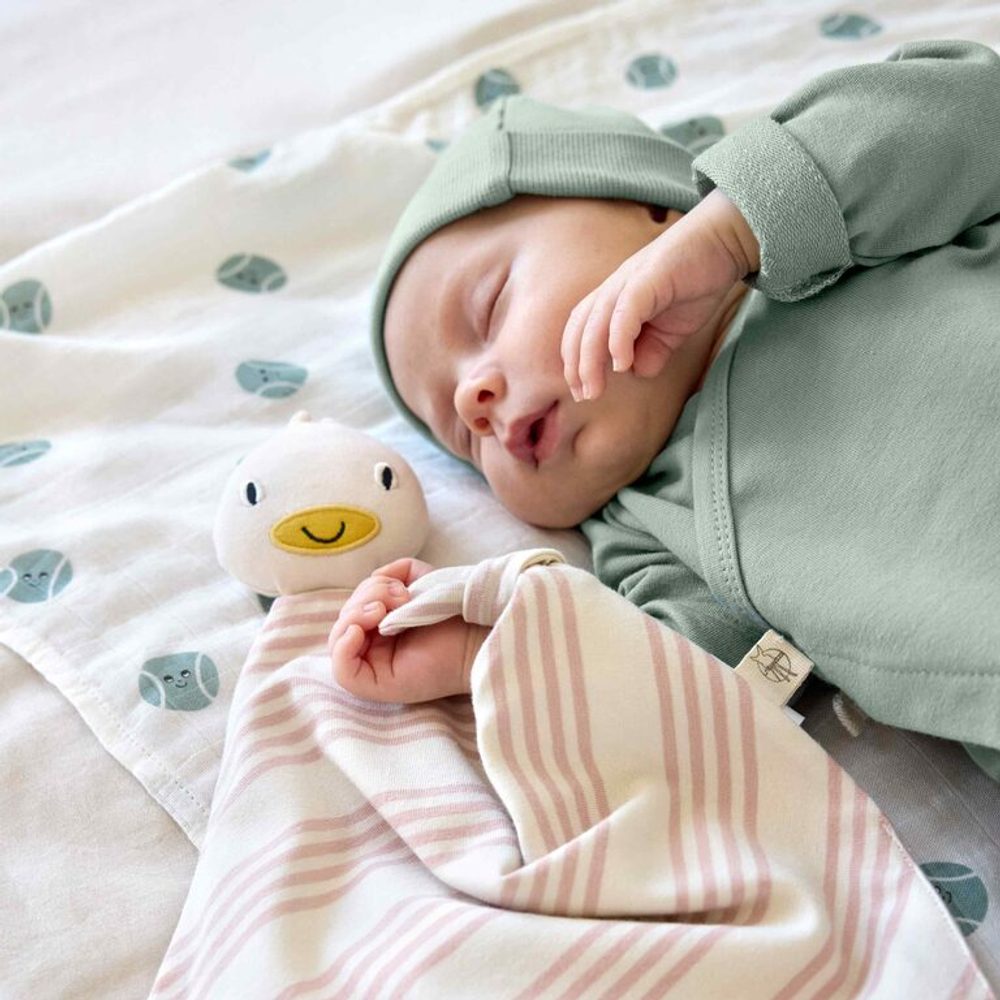LÄSSIG dětský mazlíček Cuddle Cloth GOTS duck (obrázek 3)
