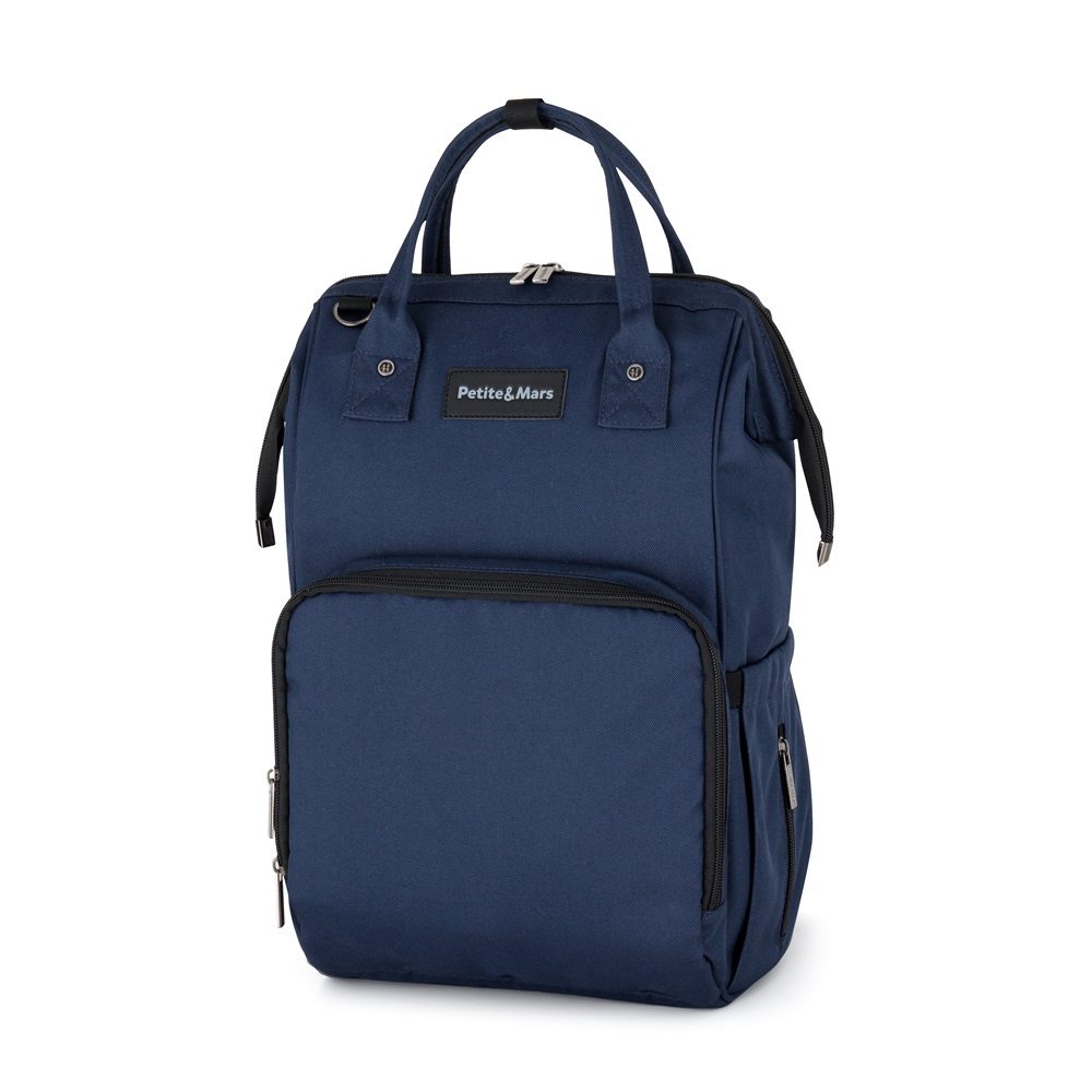 PETITE&MARS Batoh přebalovací na kočárek Jackob Military Green - PETITE&MARS Batoh přebalovací na kočárek Jackob Dark Blue