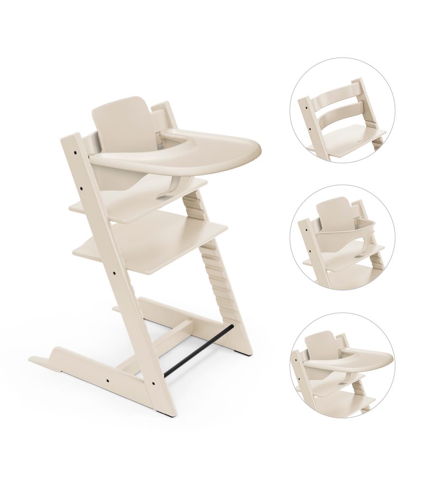 Levně STOKKE® Tripp Trapp® + Baby set + pult zvýhodněná sada - Vanilla White