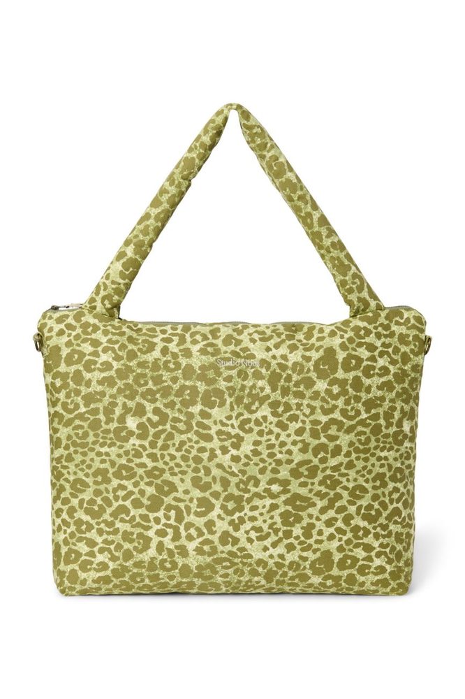 Studio Noos Cotton DIAPER BAG přebalovací taška Green Leopard