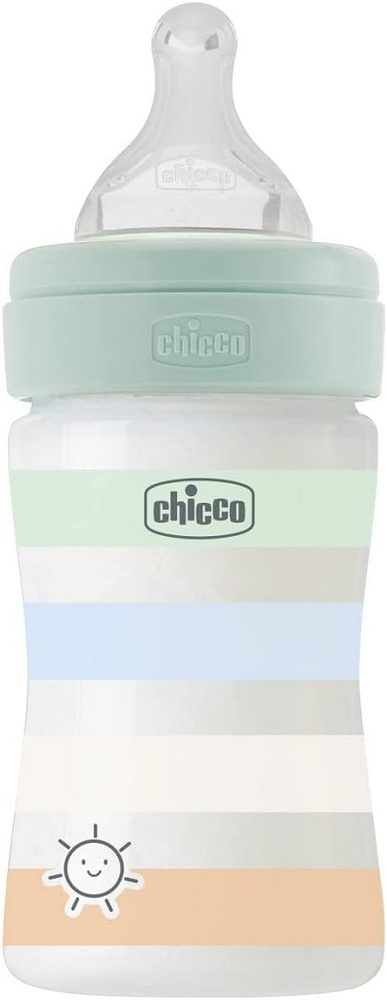 Chicco Láhev kojenecká Well-being silikon 150ml - kluk