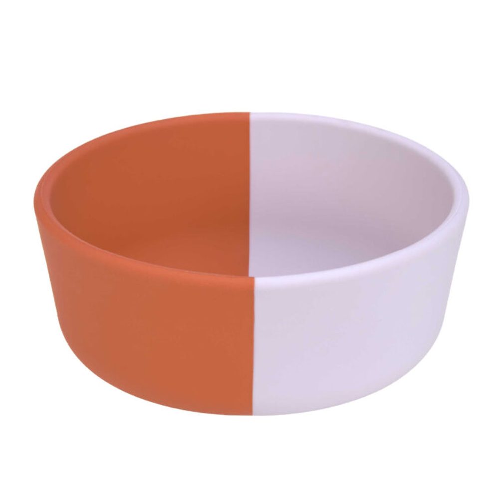 Lässig Bowl Silicone Happy Rascals Heart lavender