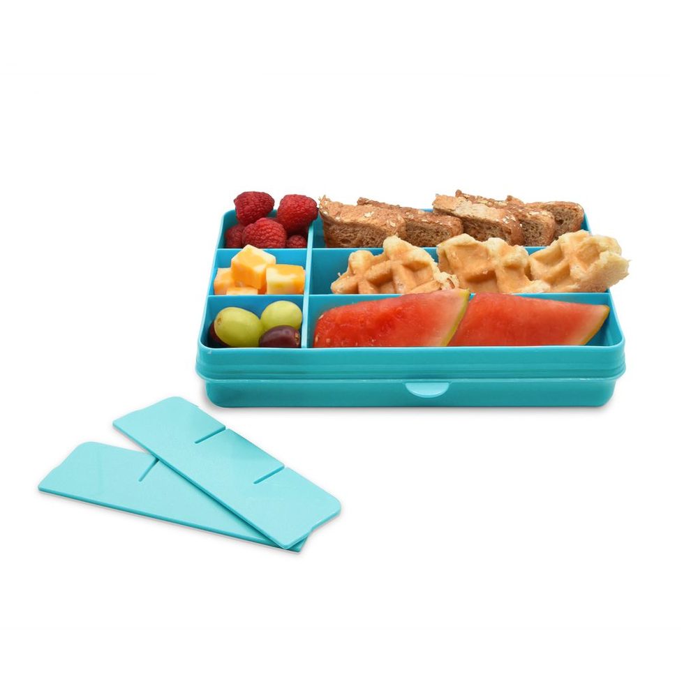 Melii Snackle Box krabička na svačinu 1368 ml - modrozelená (obrázek 10)