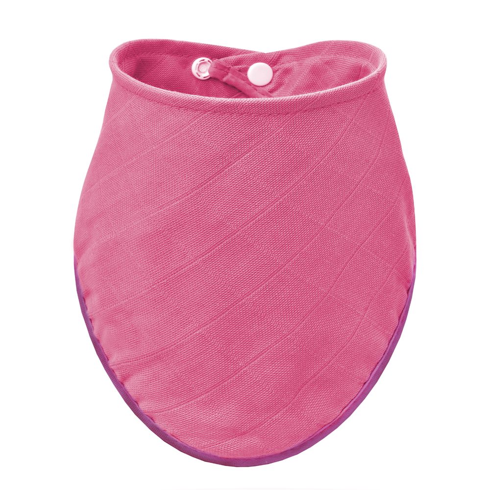 T-Tomi BIO Bambusový slintáček jednobarevný - pink