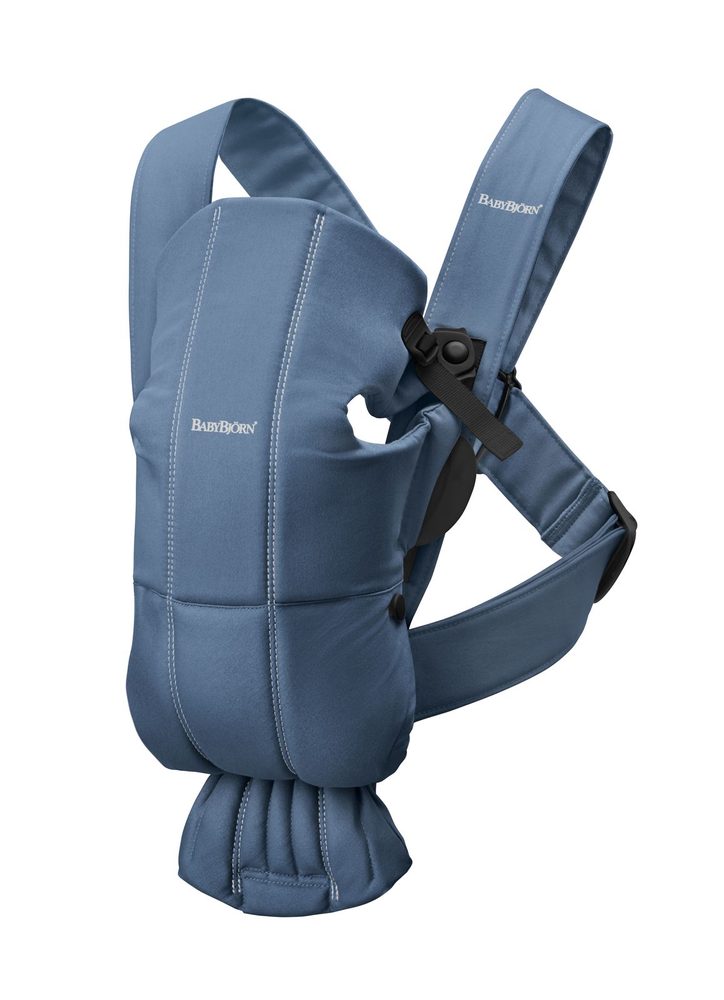 BABYBJORN BabyBjörn nosítko MINI Indigo blue Woven