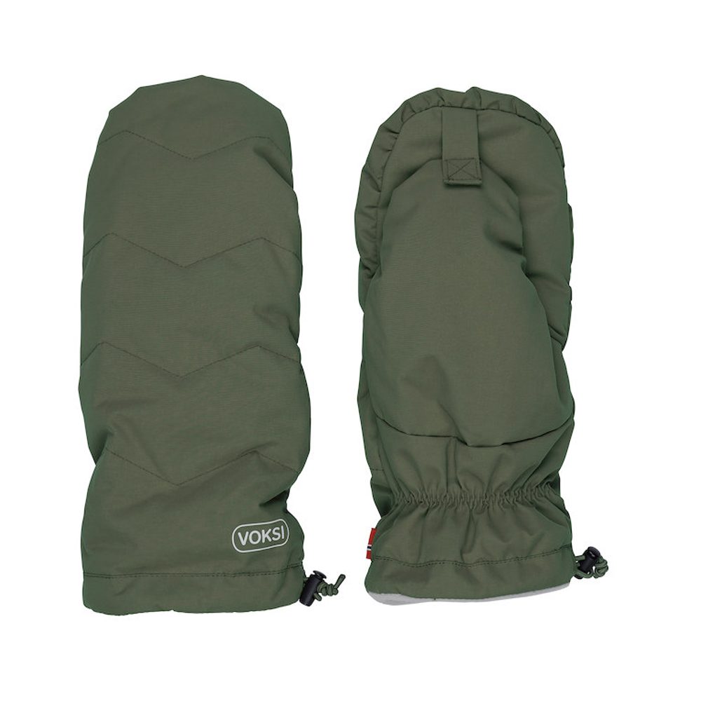 Voksi rukavice na kočárek thyme green light grey