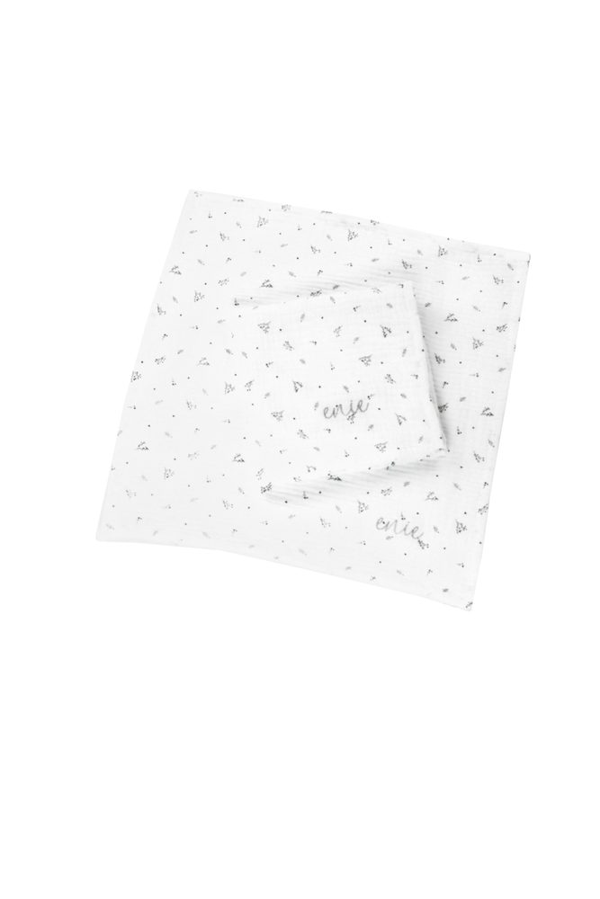 enie baby Mušelínové plenky 30x30cm 2ks - Dillen šedá