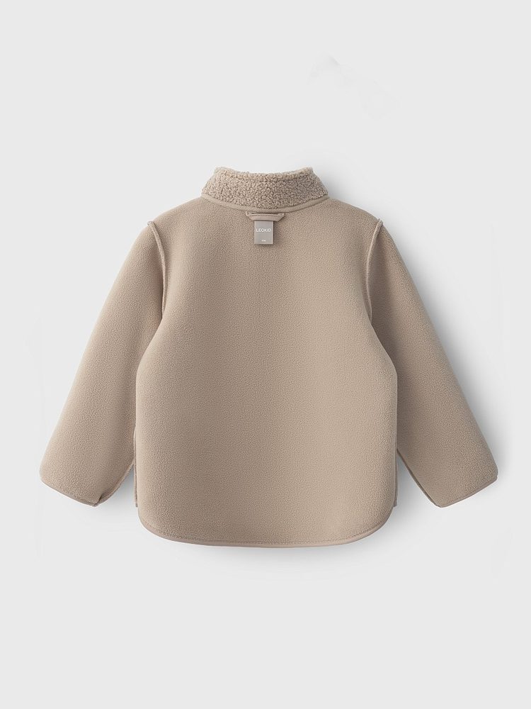 LEOKID Fleecová bunda Theo Almond Milk vel. 86 (obrázek 5)