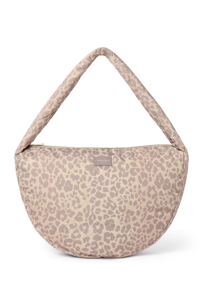 Studio Noos Puffy Cross Body bag Cream Leopard