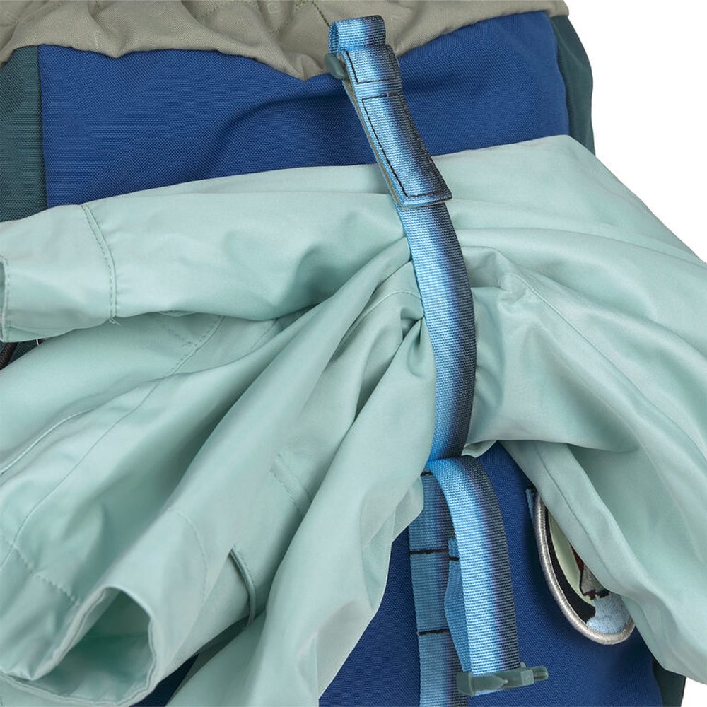 LÄSSIG dětský batoh Big Outdoor Backpack Unique blue green (obrázek 8)