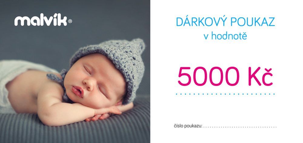 Elektronický Dárkový poukaz 5.000 Kč