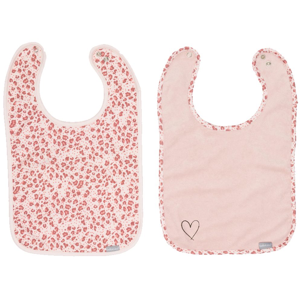 Bebe Jou Bryndáčky Leopard Pink 2ks