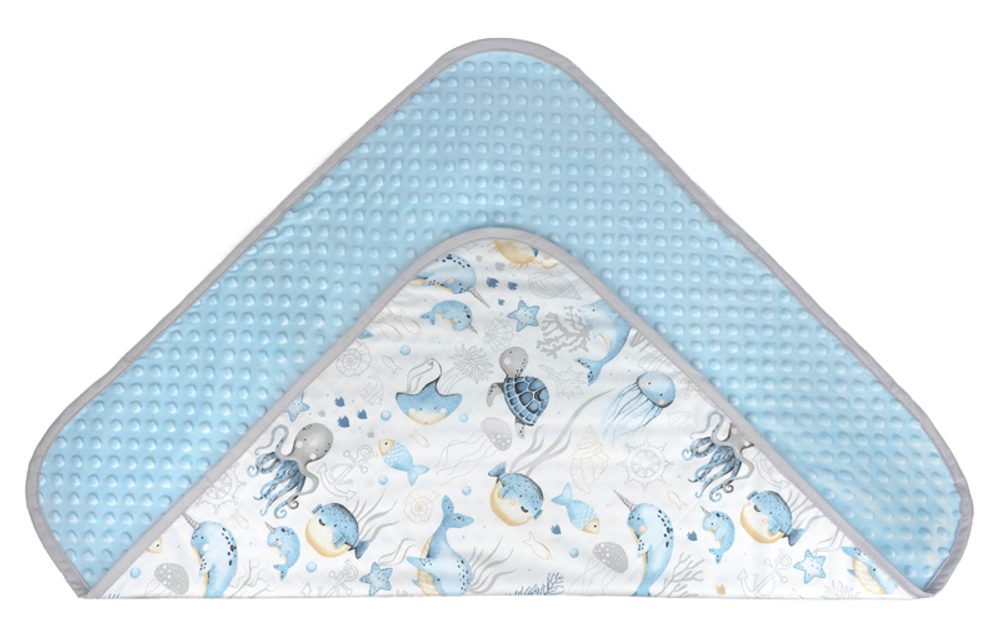 Tomi Deka minky do kočárku - ocean modrý