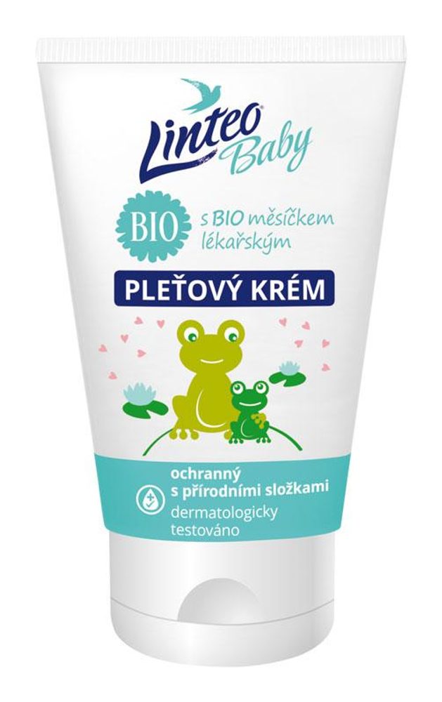 Linteo Baby zklidňující dětský krém na obličej 75 ml