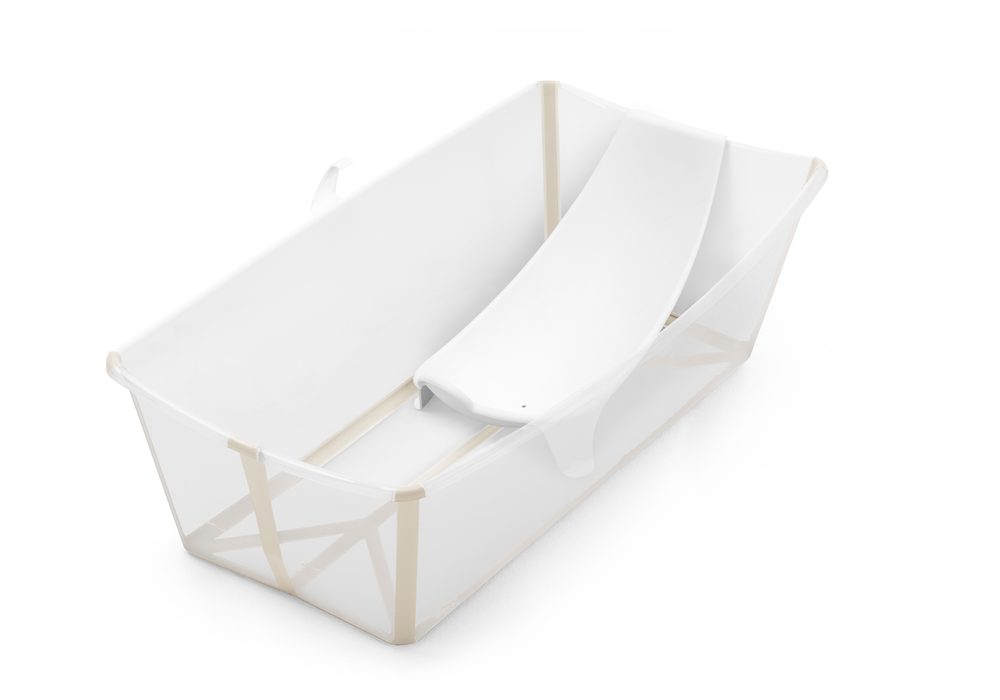 STOKKE® Flexi Bath® XL Skládací vanička + ZDARMA lehátko - Sandy Beige