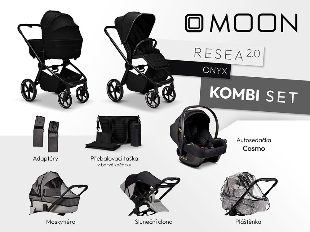 Moon Resea 2.0 Kombi set - ONYX