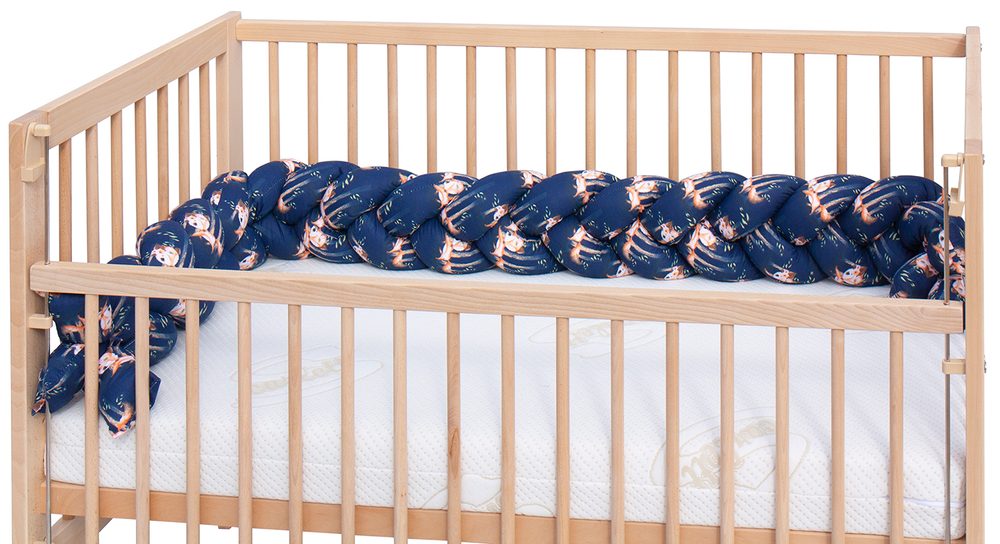 Scarlett Ochranný límec COP do postýlky Liška modrá