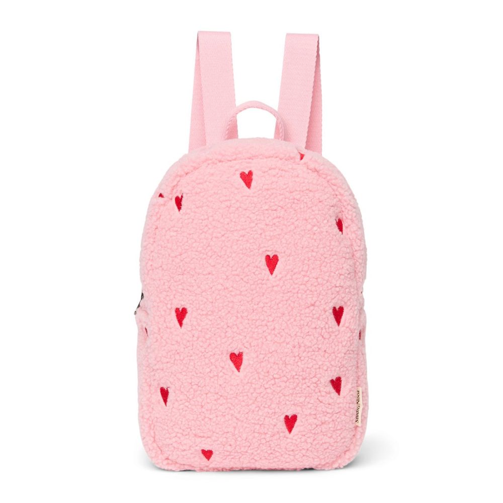 Studio Noos Teddy Mini BACKPACK - batůžek | Light Pink Hearts