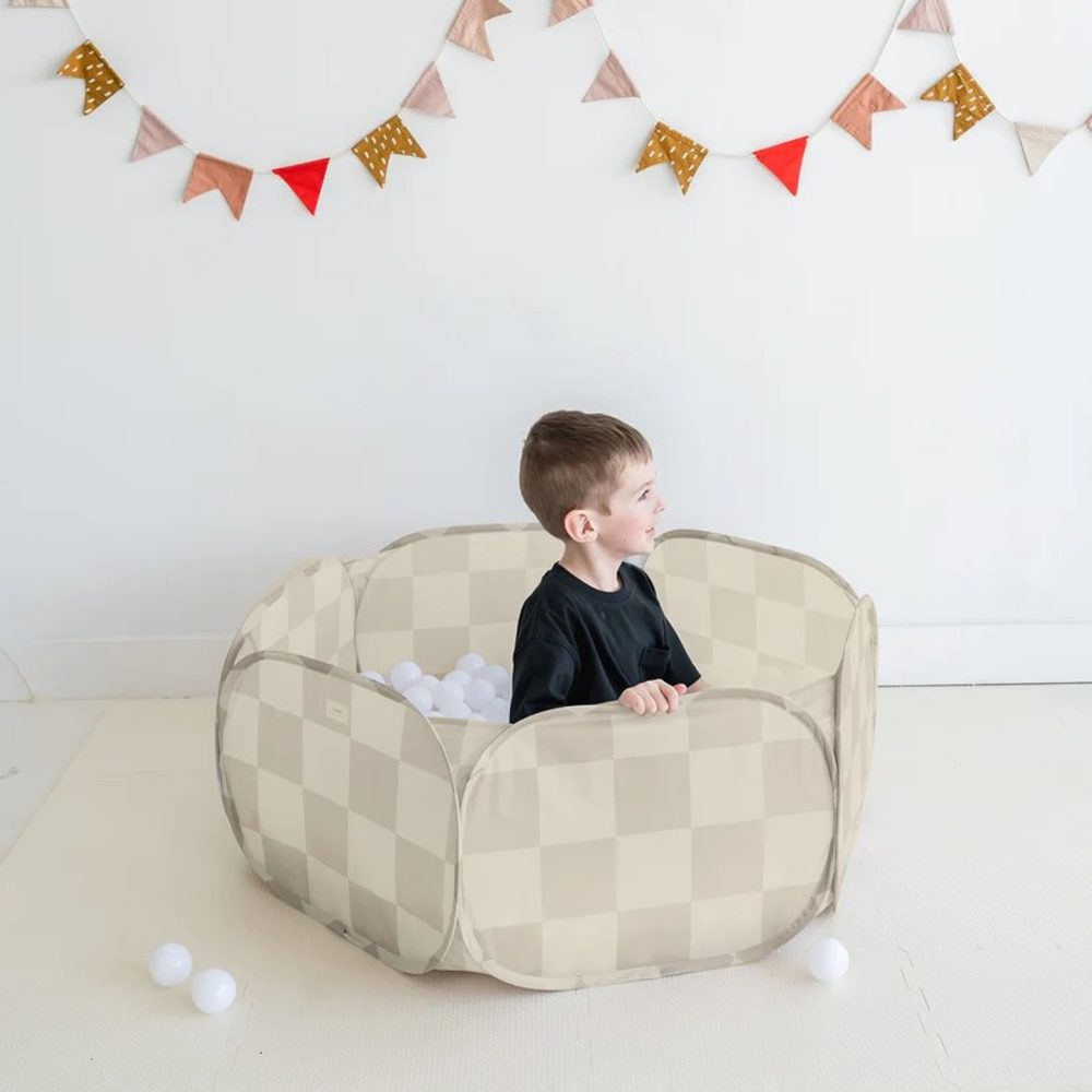 3 SPROUTS Suchý bazének Recycled Checkerboard/Beige (obrázek 5)