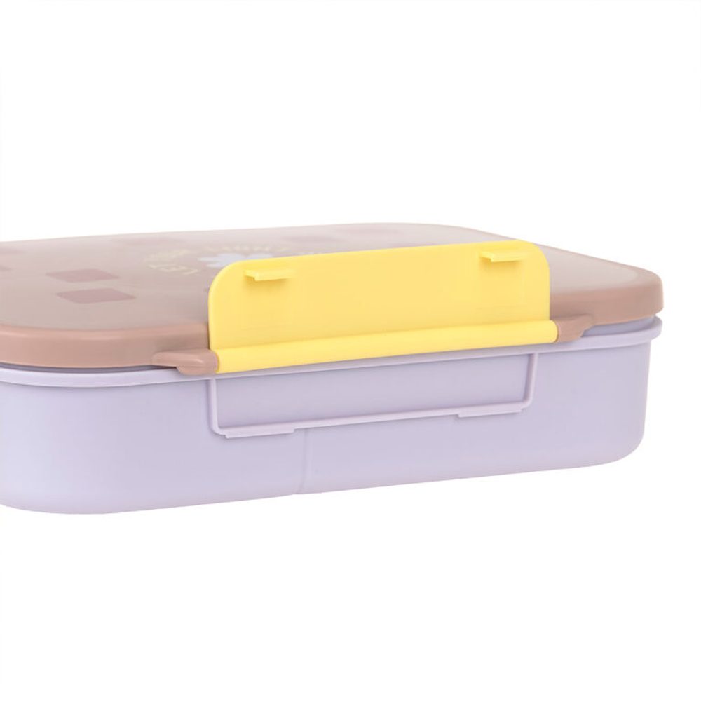 LÄSSIG svačinový box Bento Pattern Party rose/lilac (obrázek 5)