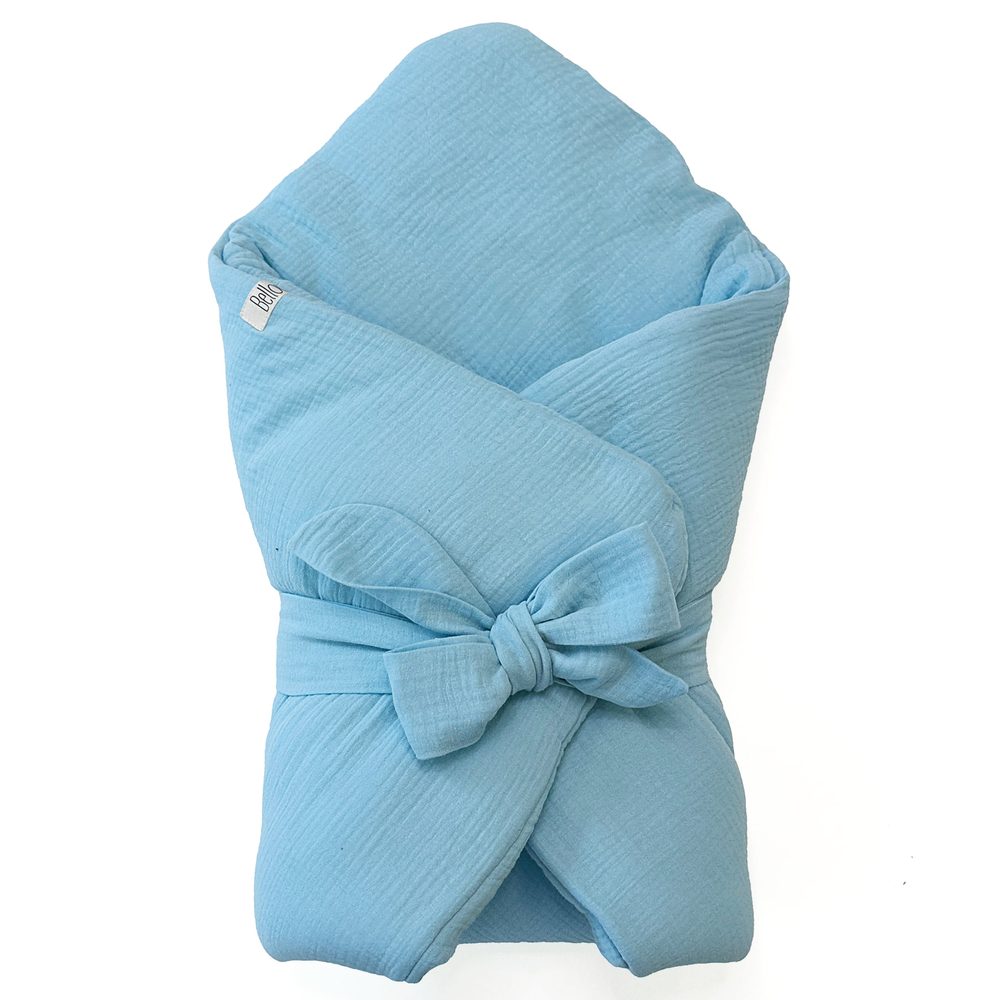 Pinkie zavinovačka Bellou Simple Turquoise BIO bavlna