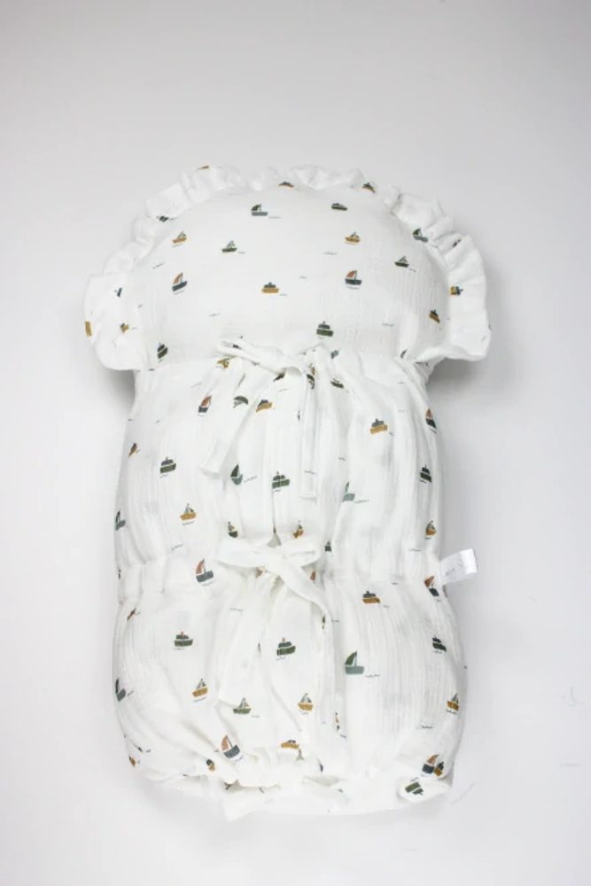 enie baby Péřová mušelínová zavinovačka LODĚ