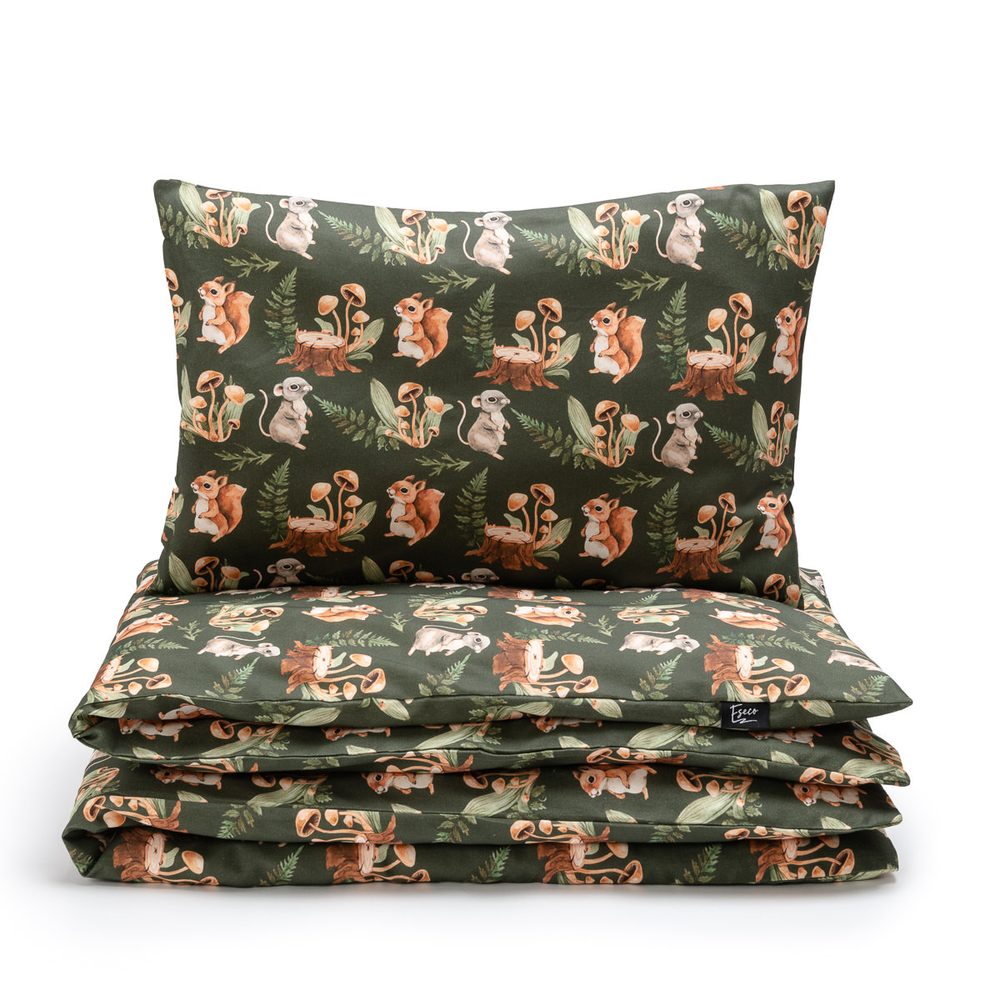 T-TOMI Povlečení do postýlky Forest kingdom