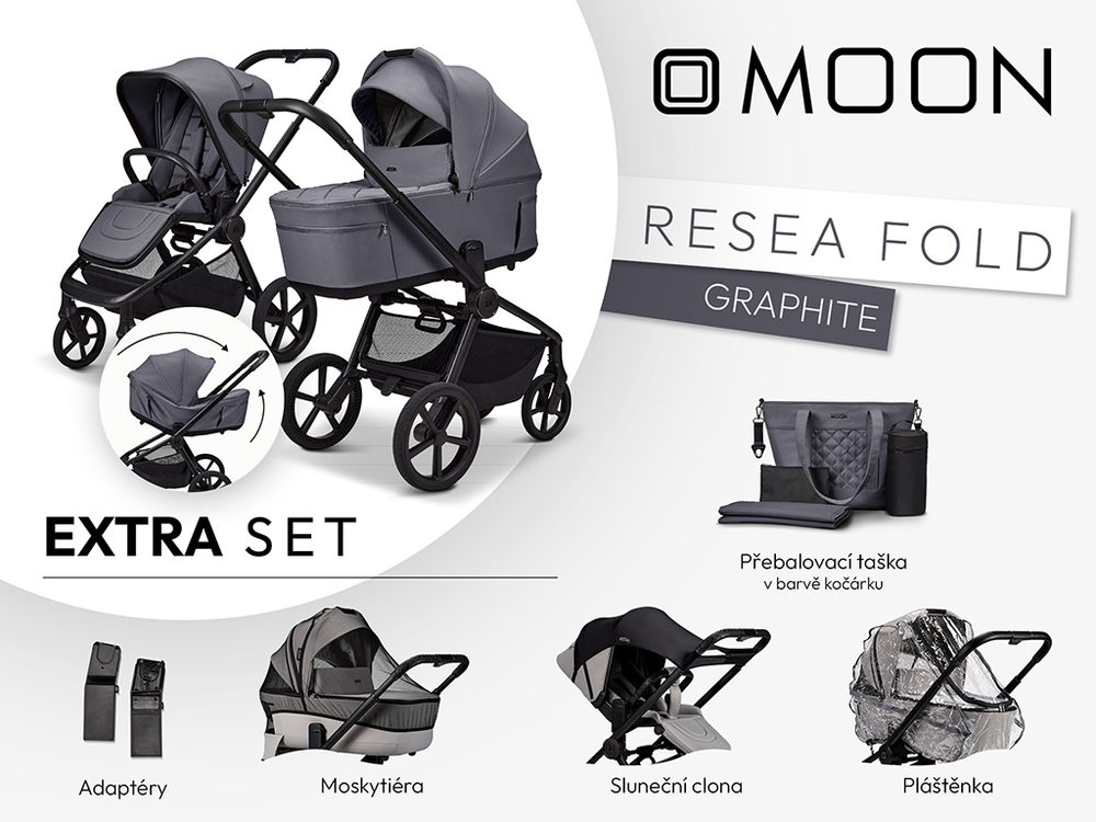 Moon ReSea FOLD extra set - GRAPHITE