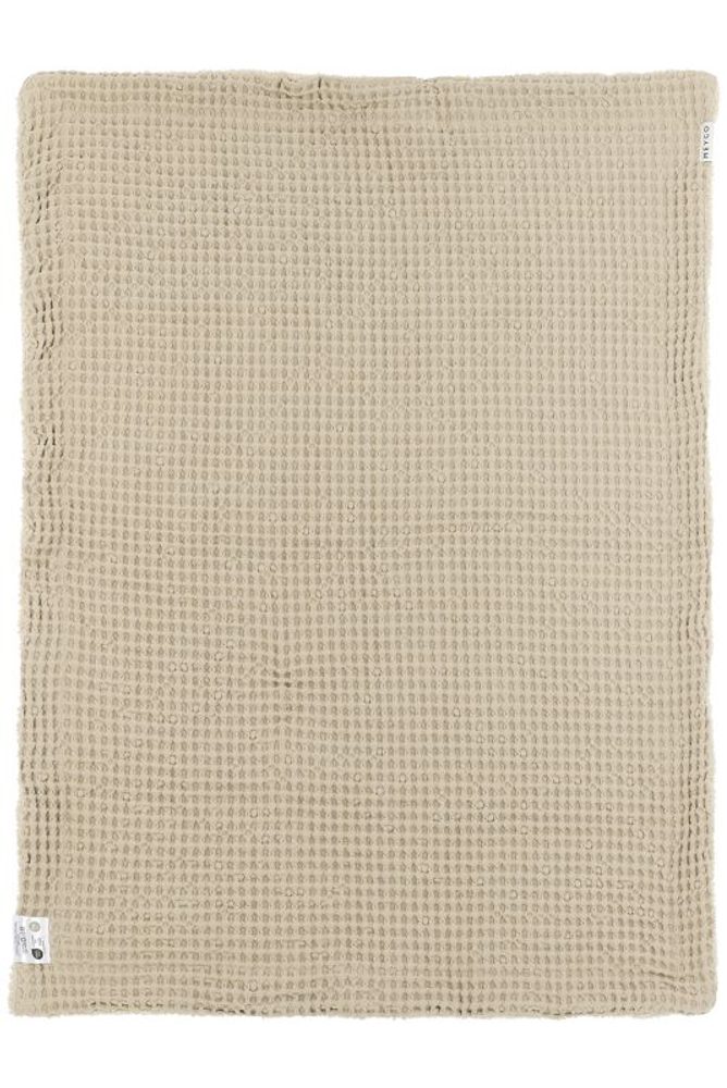 Meyco Deka do postýlky Waffle Teddy fleece - Sand