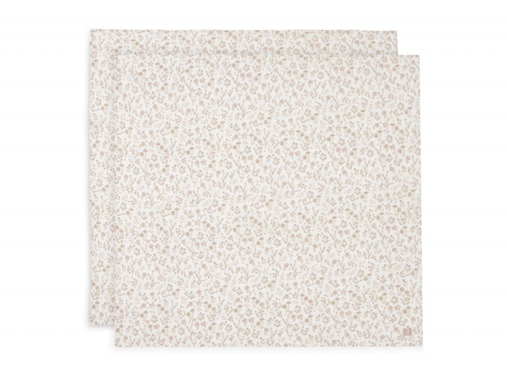 Jollein Pleny zavinovací 2ks 115x115 cm Bloomy