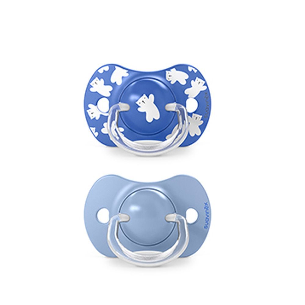 Suavinex Dudlík SX PRO fyziologický WILD & FREE +18m 2 ks - modrý