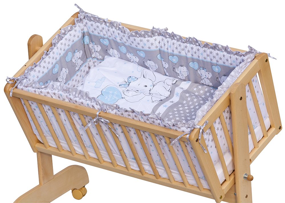 Scarlett Souprava do kolébky Gusto modrá