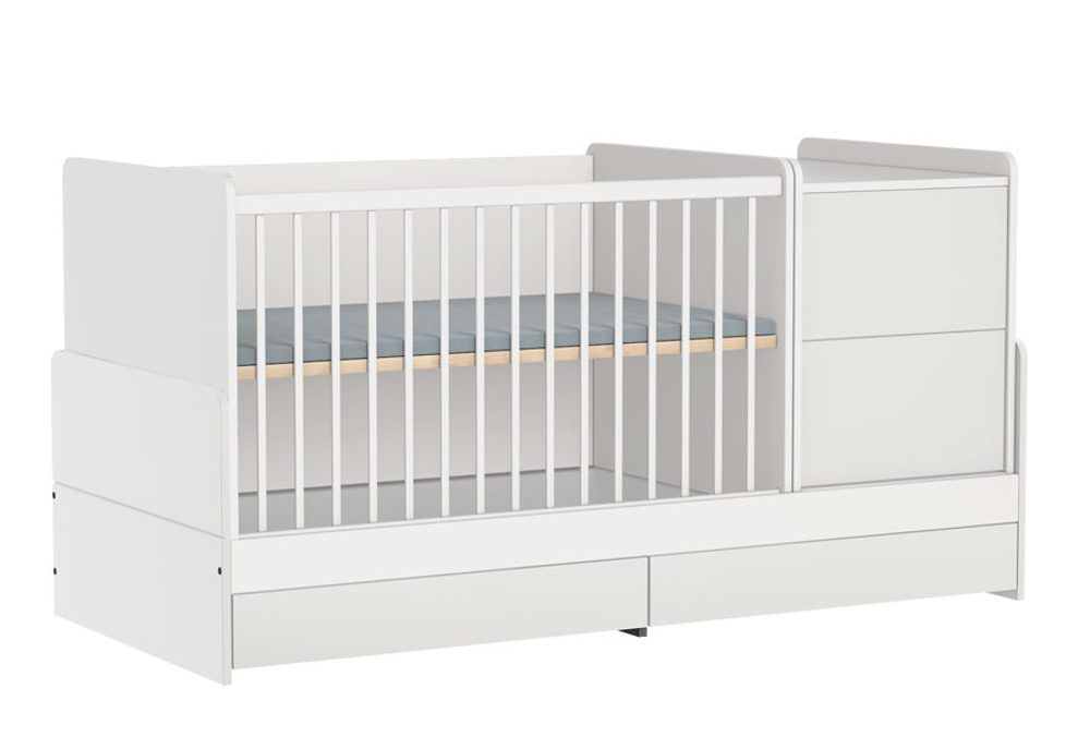 Faktum Alda Ice Glossy Kombi postýlka 120x70 cm