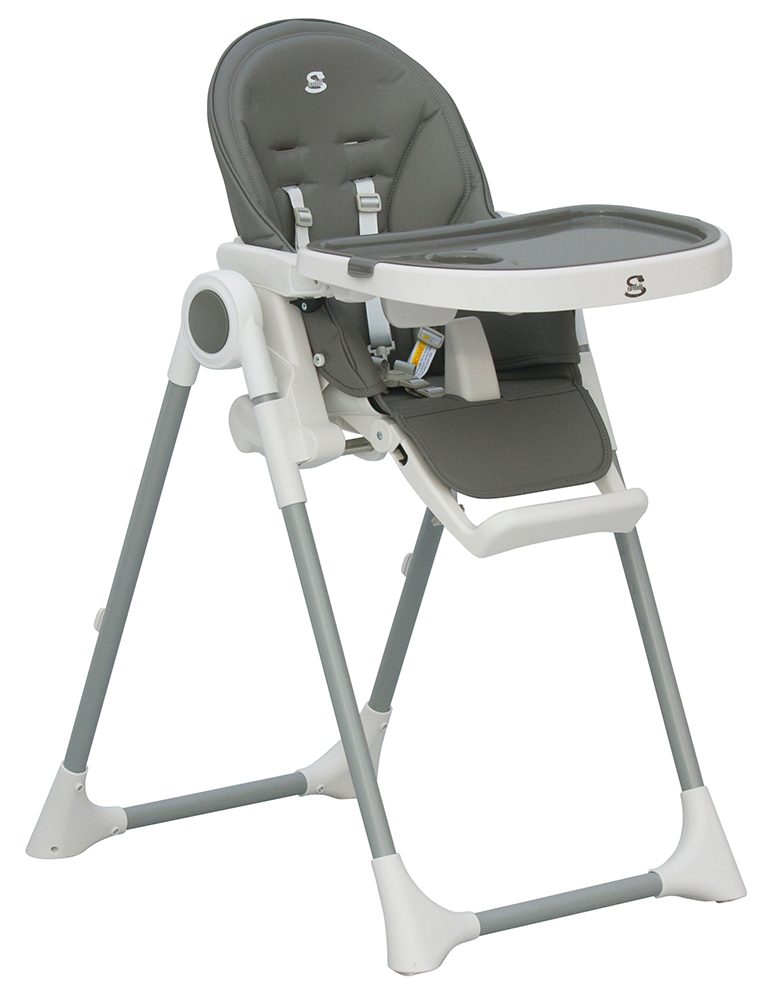 Scarlett Jídelní židlička Rosa šedá