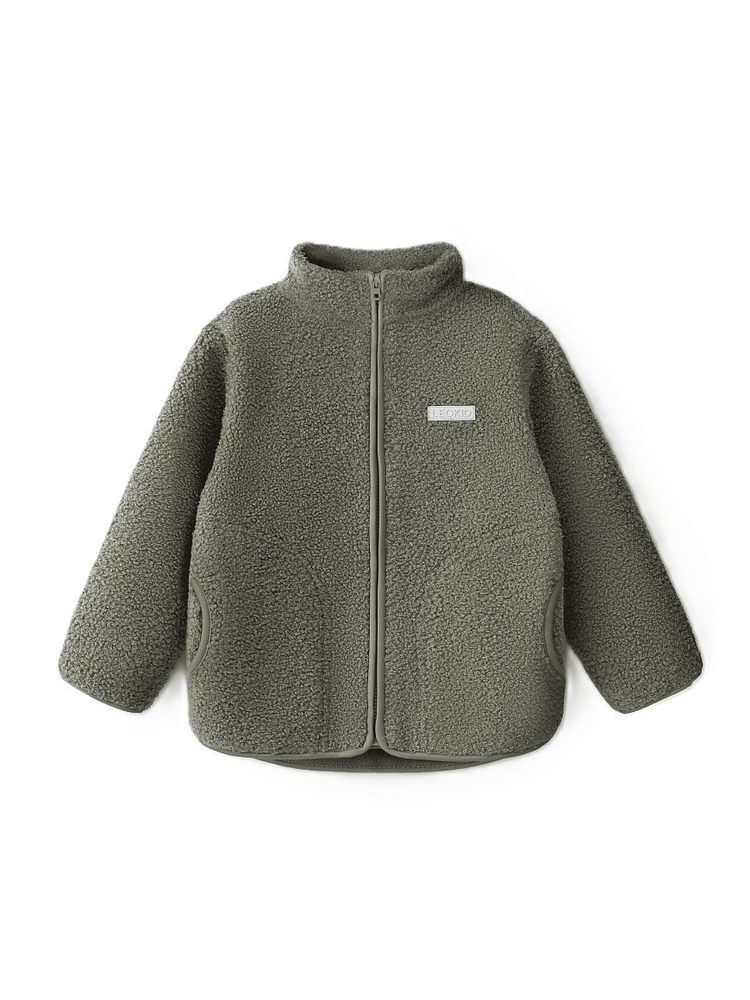LEOKID Fleecová bunda Theo Vetiver Green vel. 110
