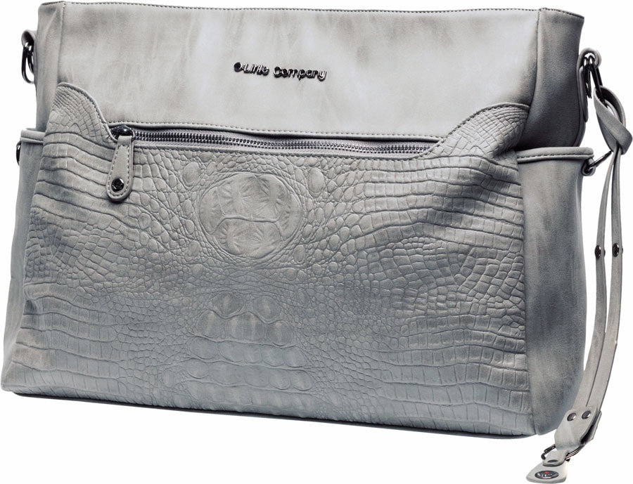 Little Company Přebalovací taška Copenhagen Croco grey krokodýlí vzor