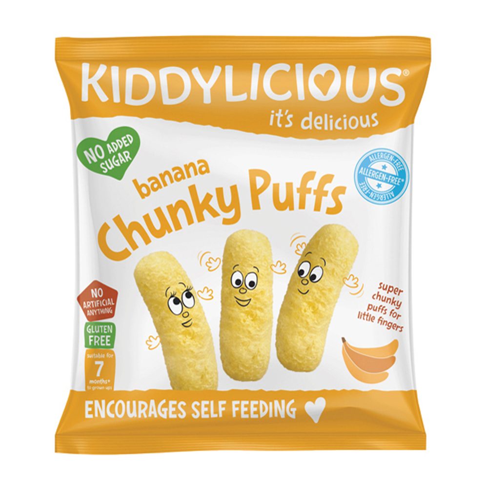 Kiddylicious velké křupky - banánové 10g