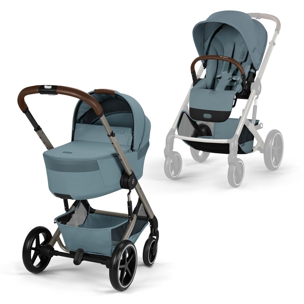 Cybex Balios S Lux + skládací korba 2026 - Stormy Blue