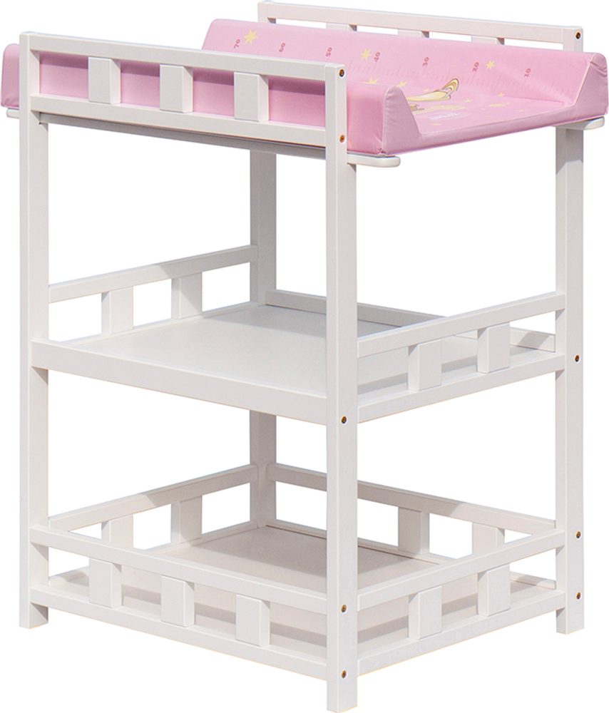 Scarlett Přebalovací pult Buno Bílý Galaxy Růžové