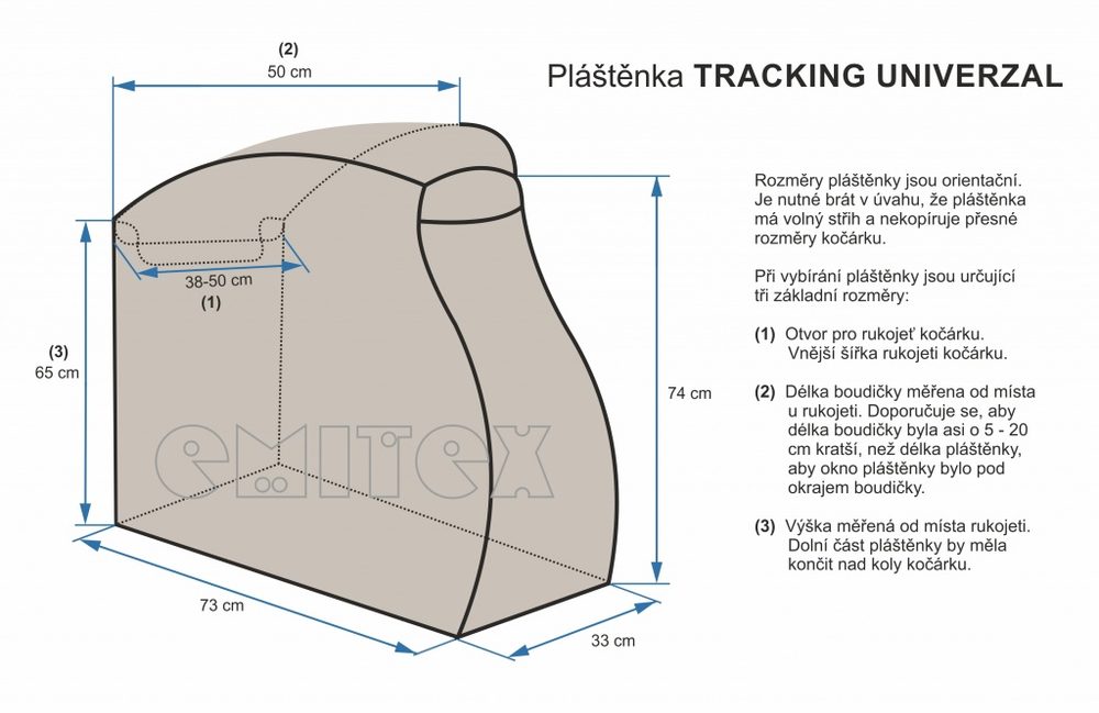 Emitex Pláštěnka Tracking