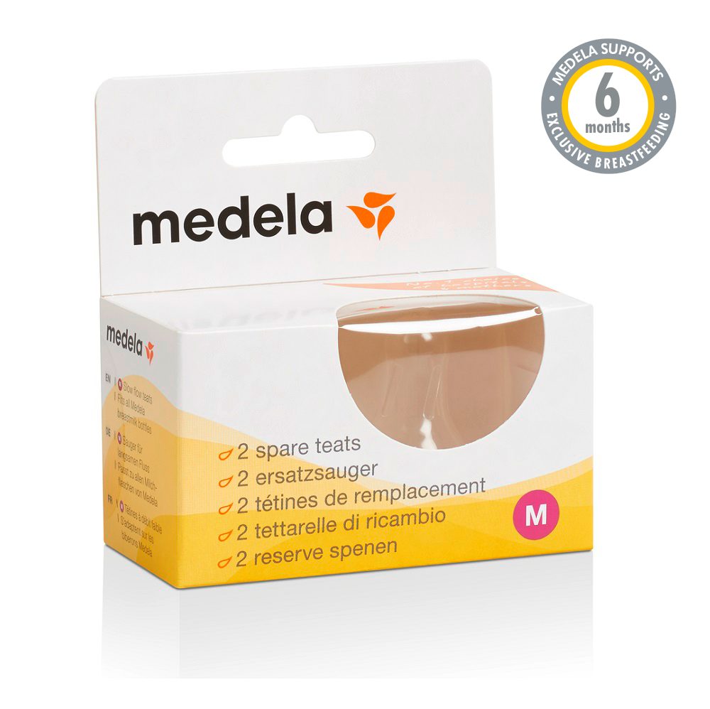 Medela Dudlík k láhvi náhradní 2ks - M