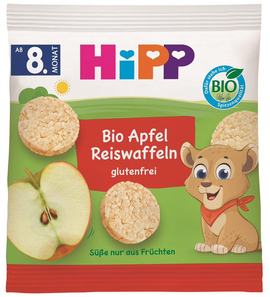 HiPP BIO Jablečné rýžové oplatky - EXPIRACE 26.10.2026