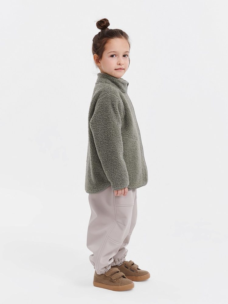 LEOKID Fleecová bunda Theo Vetiver Green vel. 104 (obrázek 11)