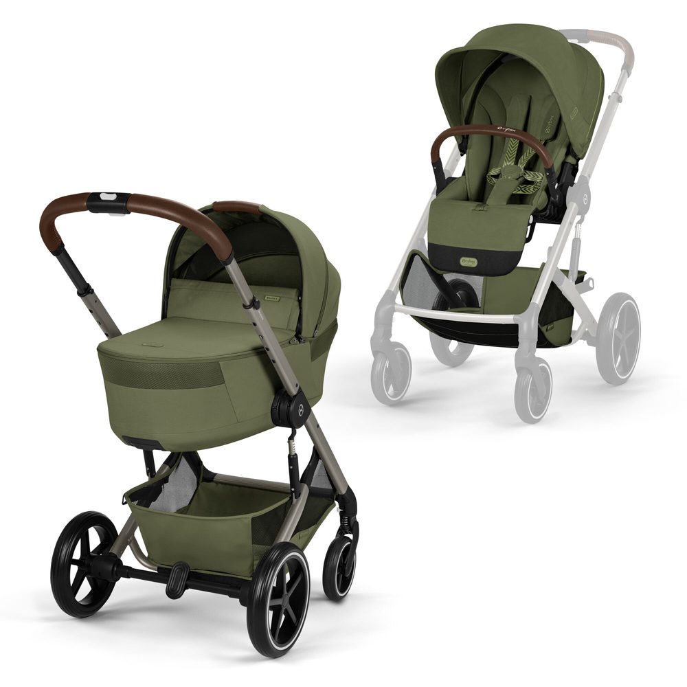 Cybex Balios S Lux + skládací korba 2026 - Moss Green