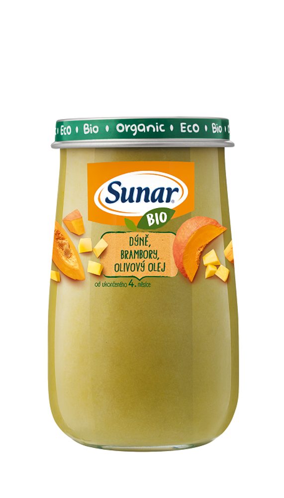 Sunar BIO Dýně, brokolice, brambory, olivový olej 190g